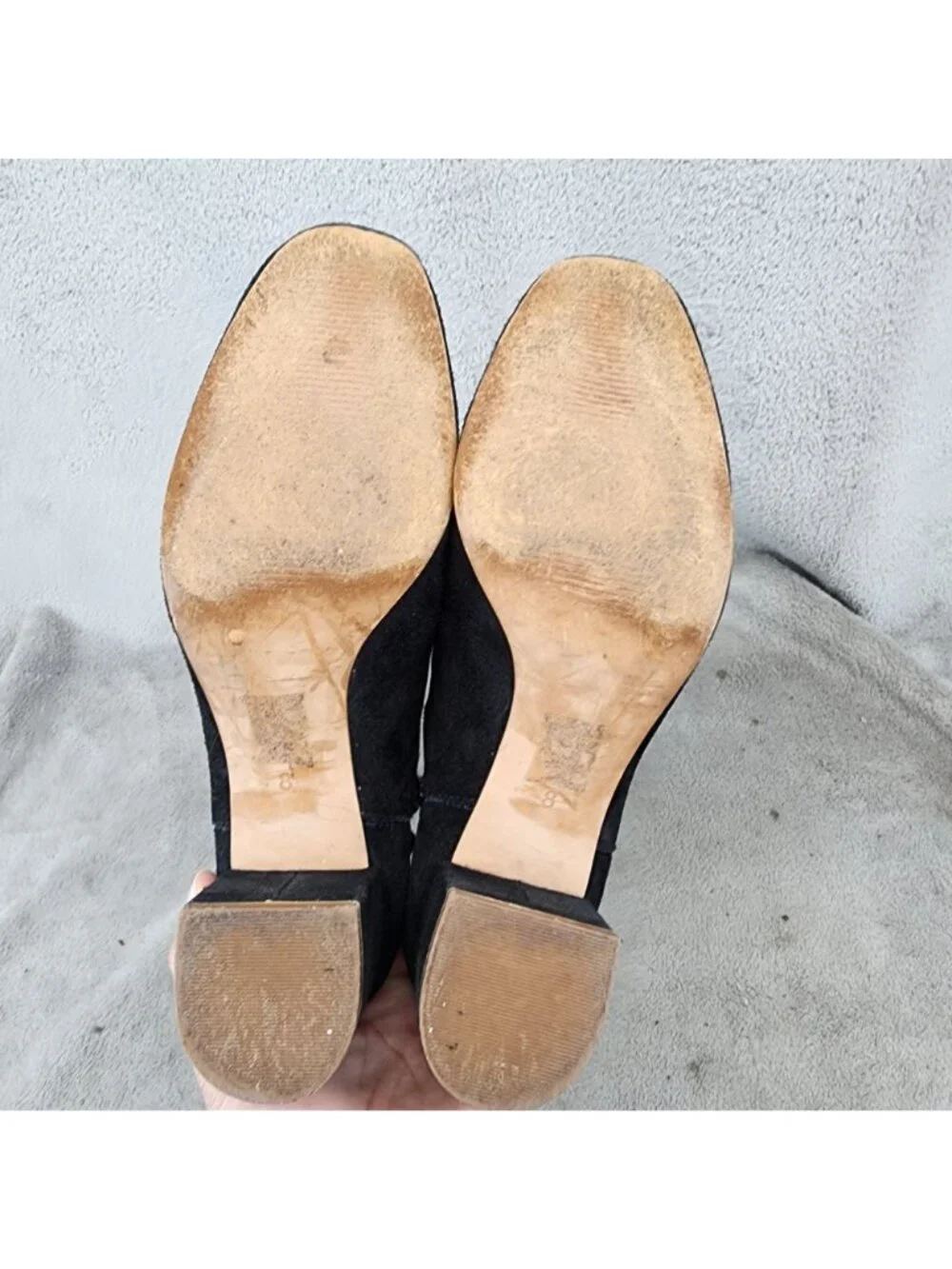 Madewell Shoes Womens Size 8 Walker Black Suede Chelsea Boots *Read*